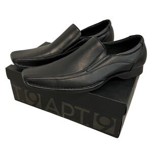Men’s APT. 9 Success Square Toe Vegan Leather Slip-On Loafers Dress Shoes & Box